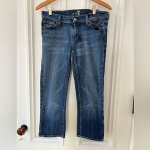 7 for all mankind crop jeans 29